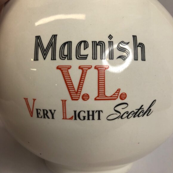 Antique Macnish V.I. Very Light Scotch Whiskey Ceramic Pitcher 7” - Picture 10 of 15